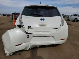 2015 Nissan LEAF S z VIN 1N4AZ0CP4FC302536, wystawiony jako Copart lot #56734025 z przebiegiem 55 940 mil mil oraz Szkoda całkowita • Salvage title. Historia ofert i sprzedaży dostępna na DreamBid. Obrazek 6.