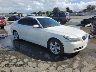 2008 BMW 5 Series 528i with VIN WBANU53538C111924, listed as a Copart auction lot 49463335 with 121,059 mi miles and Salvage Title. Bid and sale history available at carsss.com. Image 4.