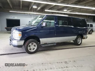 2008 Ford Econoline Passenger XL with VIN 1FMNE11L18DB43562, listed as a Copart auction lot 50723515 with 143,874 mi miles and Salvage Title. Bid and sale history available at carsss.com. Image 1.