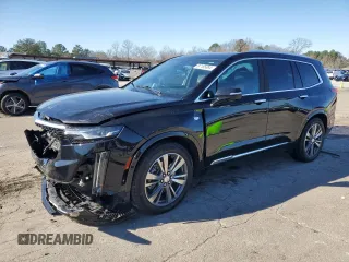 2021 Cadillac XT6 Premium Luxury with VIN 1GYKPCRS8MZ108761, listed as a Copart auction lot 87185084 with 39,701 mi miles and Salvage Title. Bid and sale history available at carsss.com. Image 1.