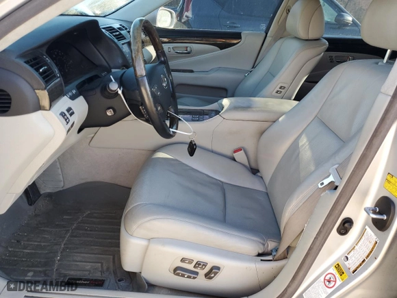 2007 Lexus LS 460 LWB with VIN JTHGL46F975003595, listed as a Copart auction lot 50227295 with 136,231 mi miles and Salvage Title. Bid and sale history available at carsss.com. Image 7.