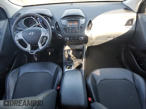 2015 Hyundai Tucson GLS with VIN KM8JT3AF9FU002360, listed as a Copart auction lot 45791245 with 44,485 mi miles and Salvage Title. Bid and sale history available at DreamBid. Image 8.