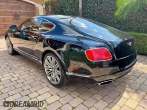 2014 Bentley Continental GT with VIN SCBFC7ZAXEC093992, listed as a Copart auction lot 64282924 with 44,876 mi miles and Non Repairable. Bid and sale history available at DreamBid. Image 3.
