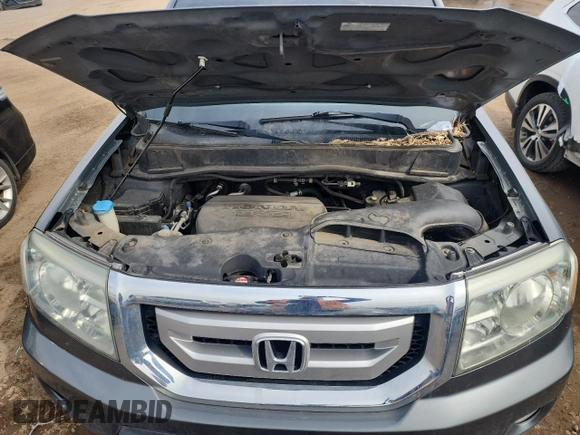 2011 Honda Pilot EX-L with VIN 5FNYF4H57BB026706, listed as a Copart auction lot 51167665 with 166,396 mi miles and Salvage Title. Bid and sale history available at DreamBid. Image 12.