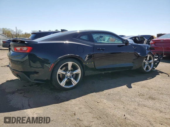 2018 Chevrolet Camaro 2SS with VIN 1G1FG1R72J0146180, listed as a Copart auction lot 52496345 with 41,906 mi miles and Salvage title. Bid and sale history available at DreamBid. Image 3.