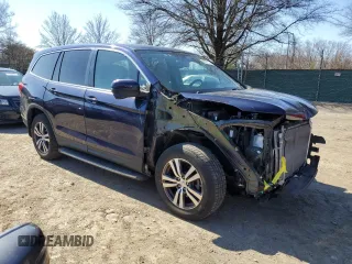 2018 Honda Pilot EX-L with VIN 5FNYF6H69JB044322, listed as a Copart auction lot 48287155 with 61,096 mi miles and Salvage title. Bid and sale history available at DreamBid. Image 4.