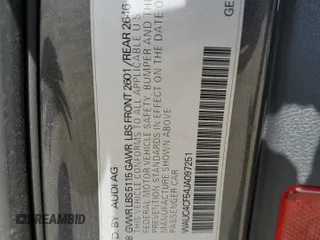 2018 Audi S5 Sportback Prestige z VIN WAUC4CF54JA097251, wystawiony jako Copart lot #56038824 z przebiegiem Nie podano mil oraz Szkoda całkowita • Salvage title. Historia ofert i sprzedaży dostępna na DreamBid. Obrazek 13.