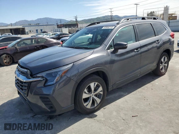 2023 Subaru Ascent Premium с VIN 4S4WMACD3P3439619, выставлен на аукционе Copart как лот 50900215 с пробегом 24 222 миль миль и Списание • Salvage title. История ставок и продаж доступна на DreamBid. Изображение 1.