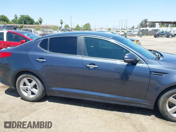 2015 Kia Optima LX with VIN 5XXGM4A70FG441639, listed as a IAAI auction lot 42618515 with 162,021 mi miles and . Bid and sale history available at DreamBid. Image 6.