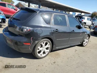 2007 Mazda 3 S Sport with VIN JM1BK144671708098, listed as a Copart auction lot 46688725 with 143,968 mi miles and Salvage Title. Bid and sale history available at DreamBid. Image 3.
