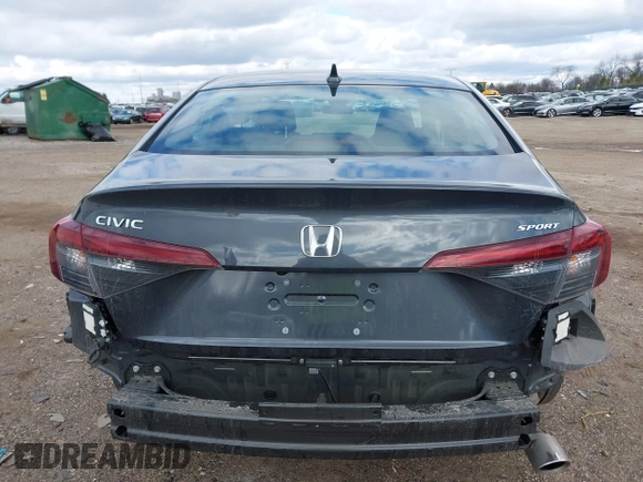 2025 Honda Civic Sport z VIN 2HGFE2F5XSH561073, wystawiony jako IAAI lot #41979103 z przebiegiem 1819 mil mil oraz . Historia ofert i sprzedaży dostępna na DreamBid. Obrazek 17.