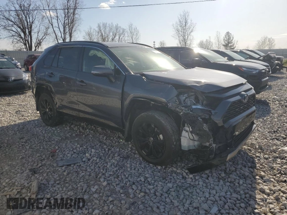 2024 Toyota RAV4 Hybrid SE with VIN JTM16RFV4RD123719, listed as a Copart auction lot 52952275 with 26,394 mi miles and Salvage title. Bid and sale history available at DreamBid. Image 4.