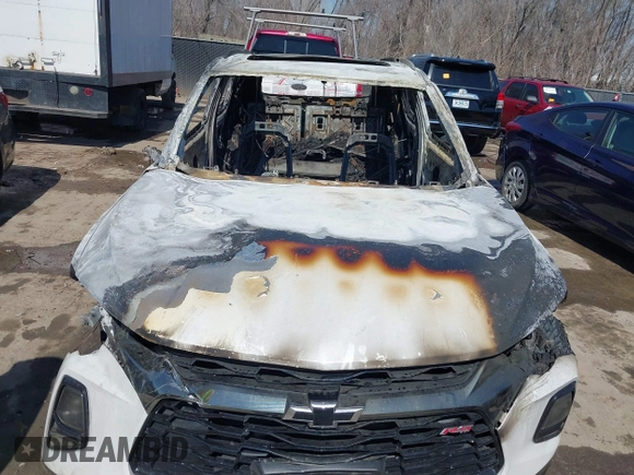 2021 Chevrolet Blazer RS z VIN 3GNKBERS9MS508297, wystawiony jako IAAI lot #41793925 z przebiegiem Nie podano mil oraz . Historia ofert i sprzedaży dostępna na DreamBid. Obrazek 10.