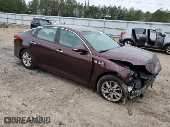 2016 Kia Optima LX with VIN 5XXGT4L33GG042495, listed as a Copart auction lot 51664765 with 131,575 mi miles and Salvage Title. Bid and sale history available at carsss.com. Image 4.