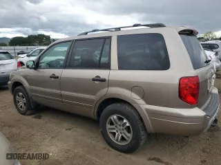 2004 Honda Pilot EX with VIN 2HKYF18604H616337, listed as a Copart auction lot 48923445 with 222,022 mi miles and Salvage Title. Bid and sale history available at carsss.com. Image 2.