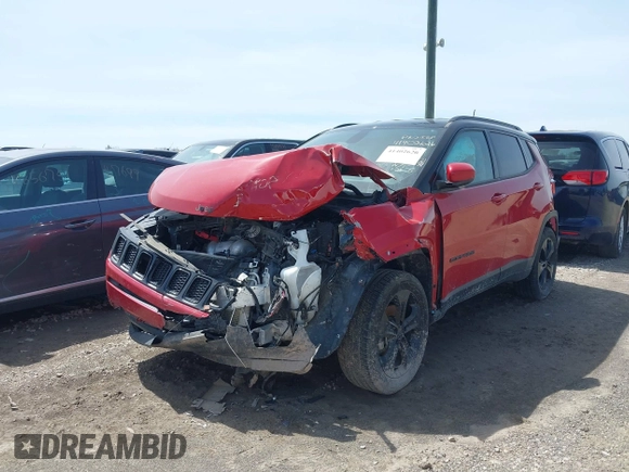 2019 Jeep Compass Altitude z VIN 3C4NJDBB3KT806607, wystawiony jako IAAI lot #41402626 z przebiegiem Nie podano mil oraz . Historia ofert i sprzedaży dostępna na DreamBid. Obrazek 6.