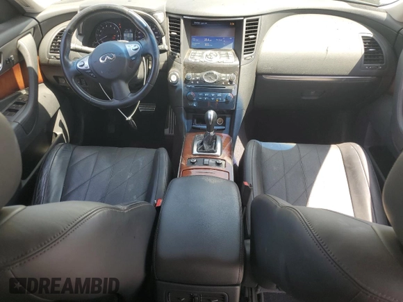 2014 Infiniti QX70 с VIN JN8CS1MU8EM451823, выставлен на аукционе Copart как лот 61134355 с пробегом 90 903 миль миль и Списание • Salvage title. История ставок и продаж доступна на DreamBid. Изображение 8.