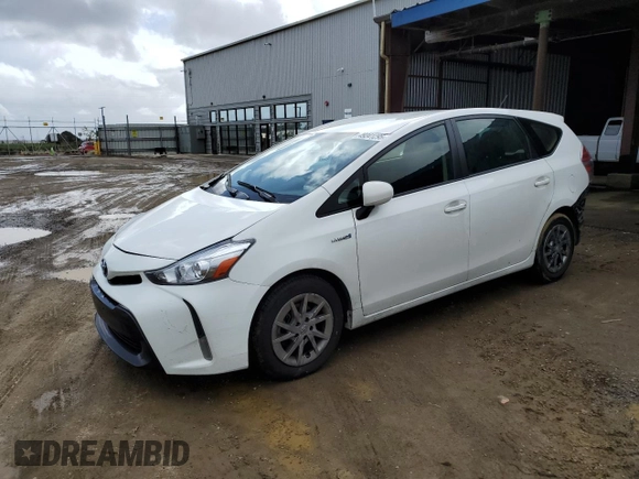 2016 Toyota Prius v Two with VIN JTDZN3EU2GJ050862, listed as a Copart auction lot 49341295 with 127,914 mi miles and Salvage Title. Bid and sale history available at carsss.com. Image 1.