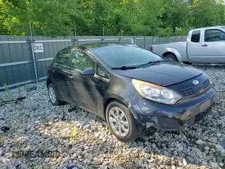 2014 Kia Rio LX with VIN KNADM5A35E6406188, listed as a Copart auction lot 60155034 with 119,789 mi miles and Salvage Title. Bid and sale history available at carsss.com. Image 11.