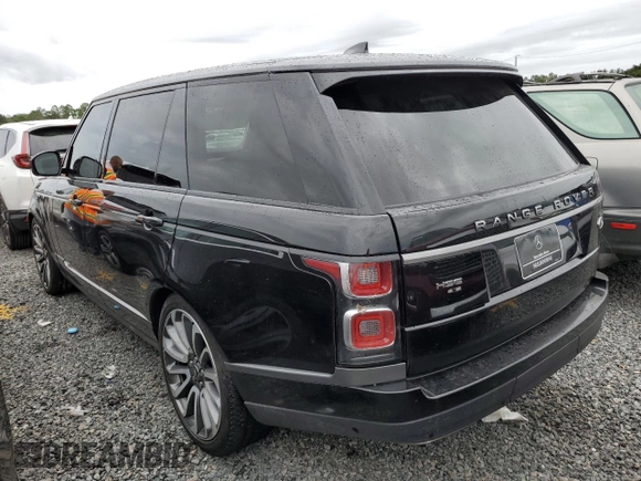 2021 Land Rover Range Rover with VIN SALGS5SE6MA440585, listed as a Copart auction lot 74560844 with Not provided miles and Non repairable. Bid and sale history available at DreamBid. Image 2.