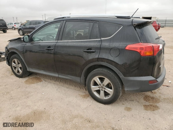 2015 Toyota RAV4 XLE with VIN 2T3WFREV7FW170801, listed as a Copart auction lot 44907765 with 82,157 mi miles and Salvage Title. Bid and sale history available at carsss.com. Image 2.