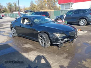 2005 BMW 6 Series 645Ci with VIN WBAEH734X5B191957, listed as a IAAI auction lot 40770782 with 95,404 mi miles. Bid and sale history available at carsss.com. Image 1.