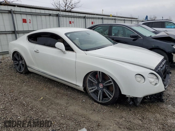 2015 Bentley Continental GT with VIN SCBFT7ZA5FC041658, listed as a Copart auction lot 80502724 with Not Provided miles and Salvage Title. Bid and sale history available at DreamBid. Image 4.