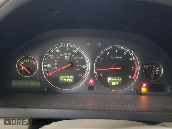 2005 Volvo XC90 with VIN YV1CZ911051174824, listed as a Copart auction lot 89026035 with 224,717 mi miles and Salvage Title. Bid and sale history available at carsss.com. Image 9.