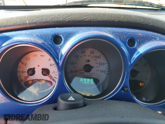 2005 Chrysler PT Cruiser GT with VIN 3C3AY75S75T363958, listed as a Copart auction lot 72563194 with 49,918 mi miles and Salvage Title. Bid and sale history available at carsss.com. Image 9.