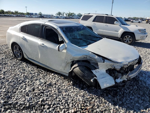 2009 Acura TL Tech with VIN 19UUA86559A020172, listed as a Copart auction lot 50034895 with 159,636 mi miles and Salvage Title. Bid and sale history available at carsss.com. Image 4.