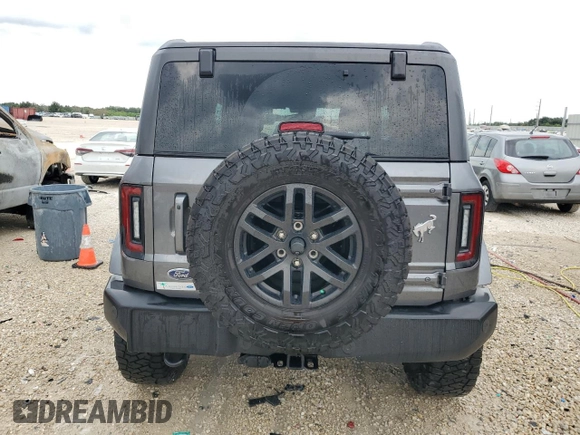 2023 Ford Bronco with VIN 1FMDE5CH0PLA84438, listed as a Copart auction lot 71636534 with 13,304 mi miles and Salvage Title. Bid and sale history available at carsss.com. Image 6.