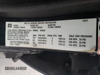 2008 GMC Canyon SLE1 with VIN 1GTCS139388155338, listed as a Copart auction lot 51205305 with 156,785 mi miles and Clean Title. Bid and sale history available at carsss.com. Image 12.