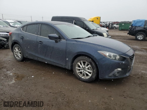 2016 Mazda 3 i Touring with VIN 3MZBM1V75GM280107, listed as a Copart auction lot 53711545 with 58,032 mi miles and Salvage Title. Bid and sale history available at DreamBid. Image 4.