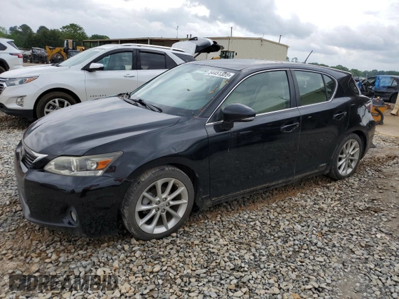 2011 Lexus CT 200h with VIN JTHKD5BH9B2044985, listed as a Copart auction lot 54451325 with 194,838 mi miles and Clean Title. Bid and sale history available at carsss.com. Image 1.