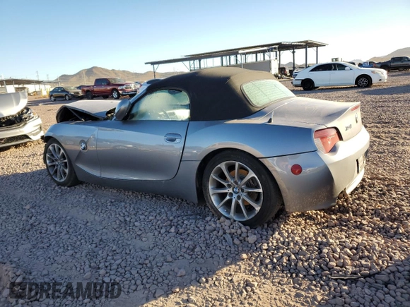 2007 BMW Z4 3.0i with VIN 4USBU33517LW73274, listed as a Copart auction lot 80694134 with 88,736 mi miles and Clean Title. Bid and sale history available at carsss.com. Image 2.