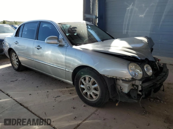 2005 Kia Amanti z VIN KNALD124455058126, wystawiony jako Copart lot #44965465 z przebiegiem 97 698 mil mil oraz Szkoda całkowita • Salvage title. Historia ofert i sprzedaży dostępna na DreamBid. Obrazek 4.