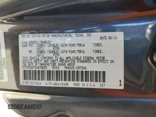 2016 Toyota Tacoma SR with VIN 5TFRX5GN7GX070825, listed as a Copart auction lot 47262205 with 85,252 mi miles and Salvage Title. Bid and sale history available at carsss.com. Image 13.