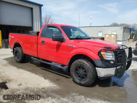 2011 Ford F-150 XL with VIN 1FTMF1EM4BKD18406, listed as a Copart auction lot 54566055 with 95,219 mi miles and Salvage title. Bid and sale history available at DreamBid. Image 4.