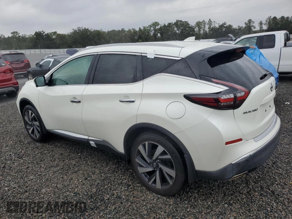 2022 Nissan Murano SL with VIN 5N1AZ2CJ8NC109530, listed as a Copart auction lot 81271994 with 19,772 mi miles and Salvage Title. Bid and sale history available at carsss.com. Image 2.