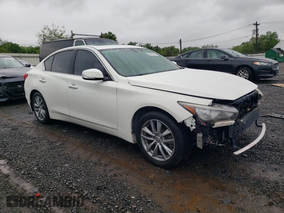 2015 Infiniti Q50 Premium z VIN JN1BV7AR9FM396109, wystawiony jako Copart lot #58215035 z przebiegiem 134 482 mil mil oraz Szkody całkowita. Historia ofert i sprzedaży dostępna na DreamBid. Obrazek 4.