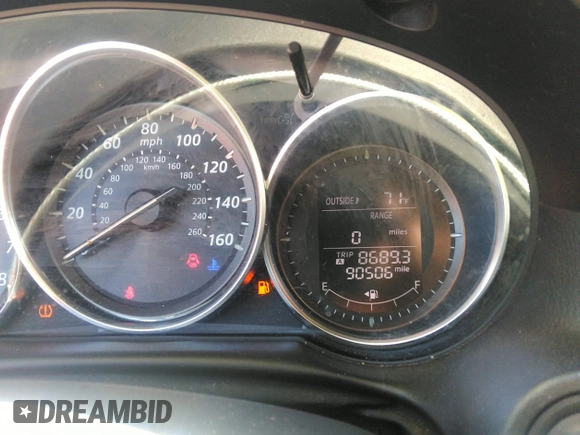 2014 Mazda CX-5 Touring with VIN JM3KE2CY7E0364311, listed as a IAAI auction lot 42108176 with 90,506 mi miles and . Bid and sale history available at DreamBid. Image 15.