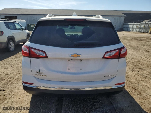 2020 Chevrolet Equinox Premier with VIN 2GNAXNEV7L6165449, listed as a Copart auction lot 47382675 with 73,261 mi miles and Non Repairable. Bid and sale history available at carsss.com. Image 6.