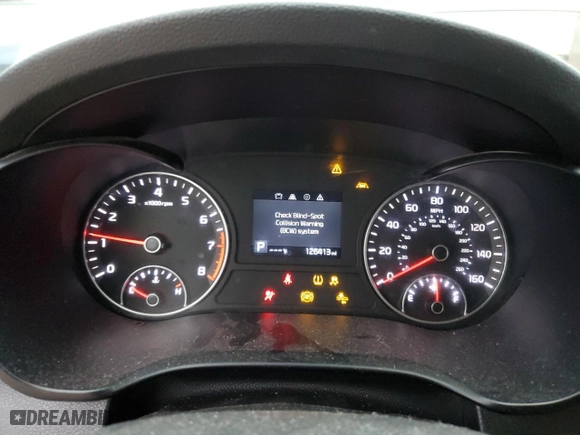 2020 Kia Optima LX with VIN 5XXGT4L39LG380266, listed as a Copart auction lot 43645945 with 126,413 mi miles and Salvage Title. Bid and sale history available at carsss.com. Image 9.