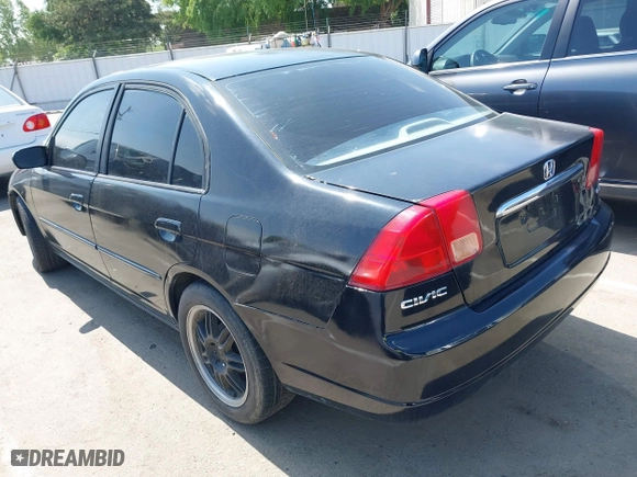 2002 Honda Civic EX with VIN 2HGES26772H535293, listed as a IAAI auction lot 42078583 with 141,813 mi miles. Bid and sale history available at carsss.com. Image 3.