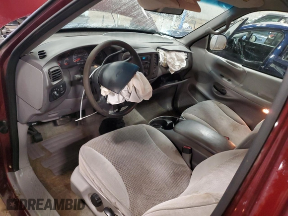 1997 Ford F-150 with VIN 2FTDF08W7VCB00590, listed as a Copart auction lot 50950465 with 105,733 mi miles and Clean title. Bid and sale history available at DreamBid. Image 8.
