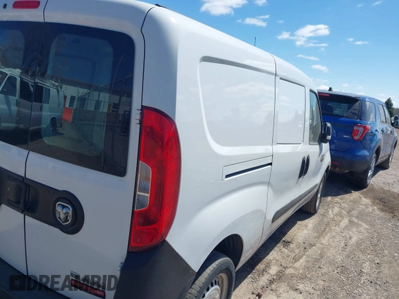 2018 Ram ProMaster City Cargo Tradesman with VIN ZFBERFAB6J6L29222, listed as a IAAI auction lot 41971368 with 142,285 mi miles and . Bid and sale history available at carsss.com. Image 4.