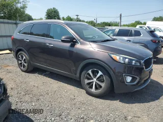 2017 Kia Sorento EX z VIN 5XYPH4A17HG278955, wystawiony jako Copart lot #58809575 z przebiegiem 44 997 mil mil oraz Szkoda całkowita • Salvage title. Historia ofert i sprzedaży dostępna na DreamBid. Obrazek 4.