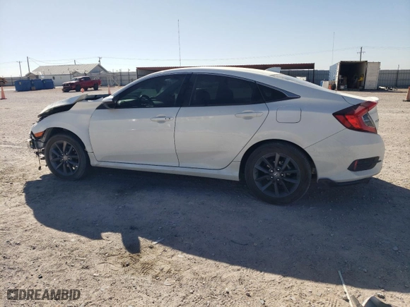 2021 Honda Civic Sedan EX-L with VIN 2HGFC1F77MH704503, listed as a Copart auction lot 48306905 with 54,215 mi miles and Salvage Title. Bid and sale history available at carsss.com. Image 2.