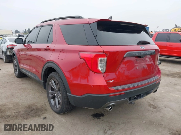 2023 Ford Explorer XLT с VIN 1FMSK7DH1PGB08068, выставлен на аукционе IAAI как лот 42462456 с пробегом 31 443 миль миль и . История ставок и продаж доступна на DreamBid. Изображение 3.