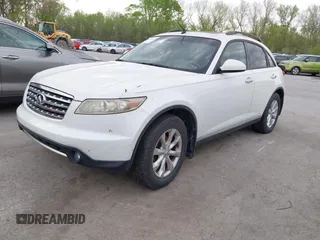 2006 Infiniti FX with VIN JNRAS08W66X200825, listed as a IAAI auction lot 41969913 with 239,564 mi miles. Bid and sale history available at carsss.com. Image 2.